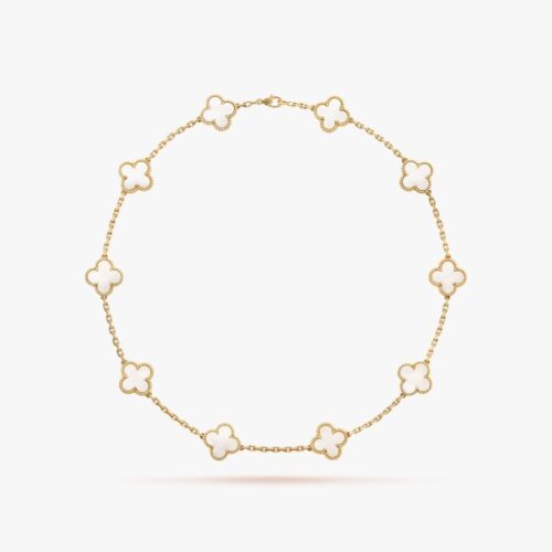 VCA Vintage Alhambra necklace 10 motifs